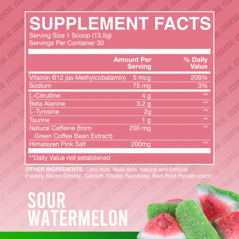 RAW Nutrition – CBUM ESSENTIAL PRE-Workout