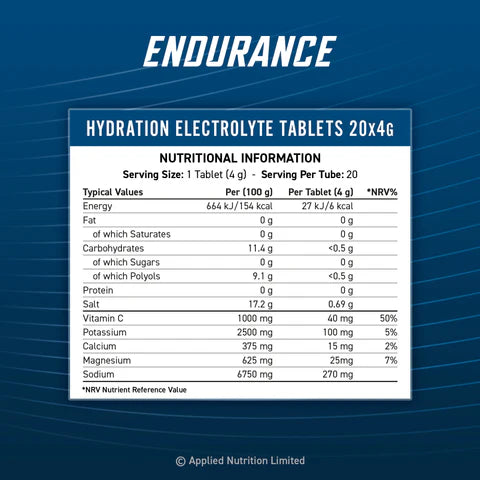 Applied Nutrition Effervescent Electrolyte Tablets