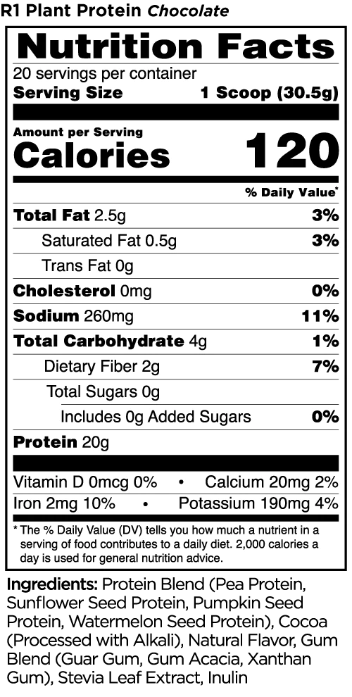 Rule1 Plant Protein , 20 дози