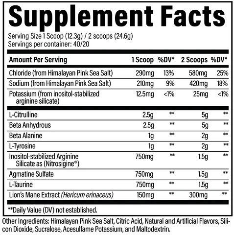 RAW Nutrition PUMP NON-STIM