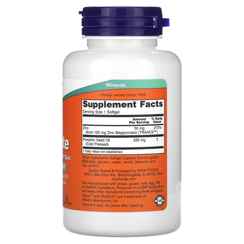 NOW Foods Zinc Glycinate