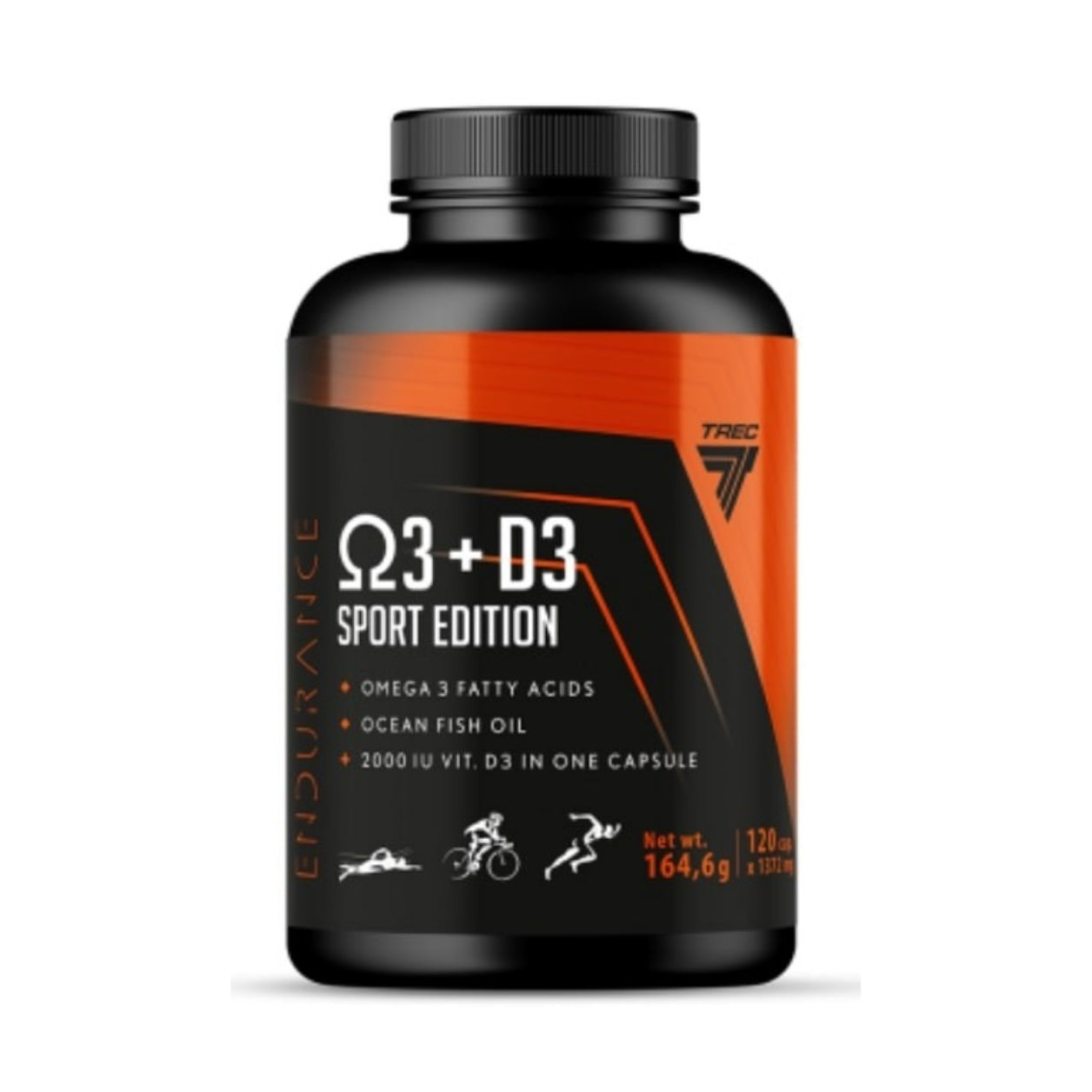 Trec Nutrition Omega 3 + D3 Endurance | Sport Edition , 120 капсули