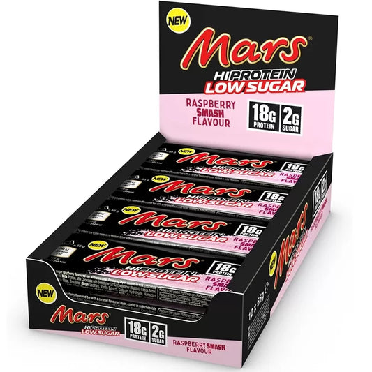 MARS Protein Bar – Raspberry Smash, 12x57g