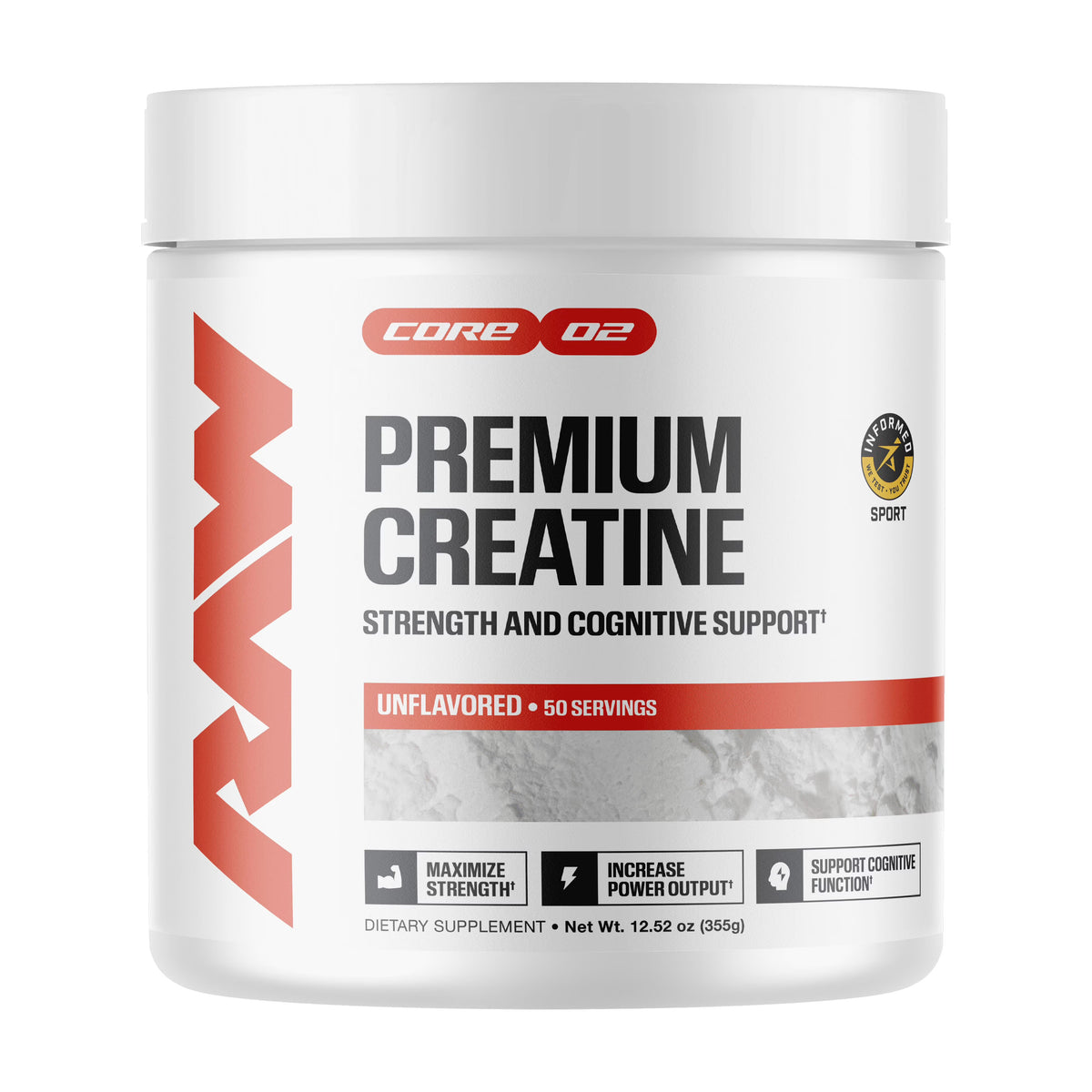 Raw Nutrition Creatine Monohydrate , 250g , 50 дози