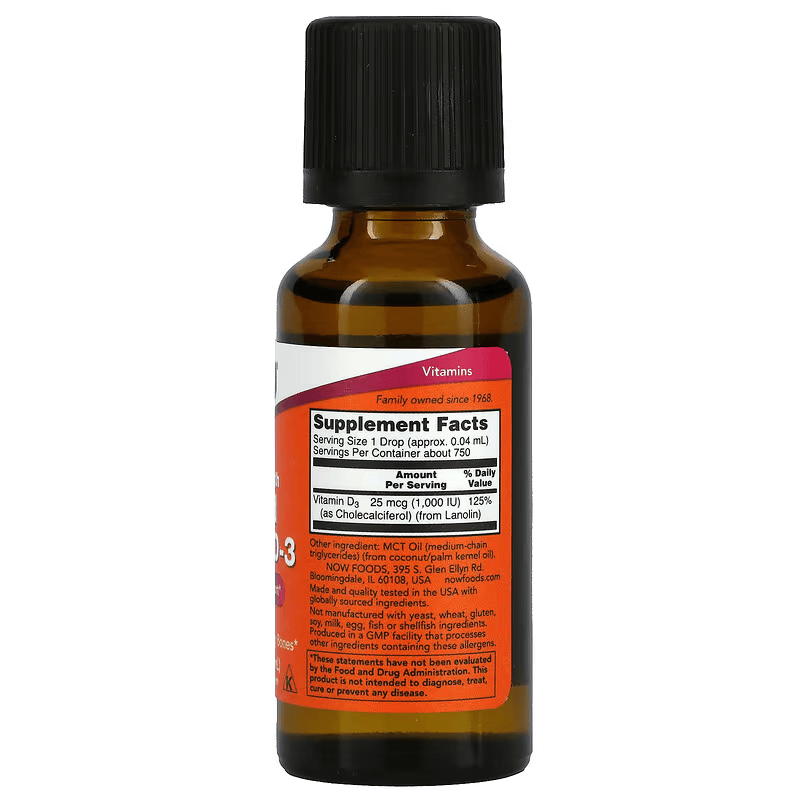 NOW Foods Liquid Vitamin D-3