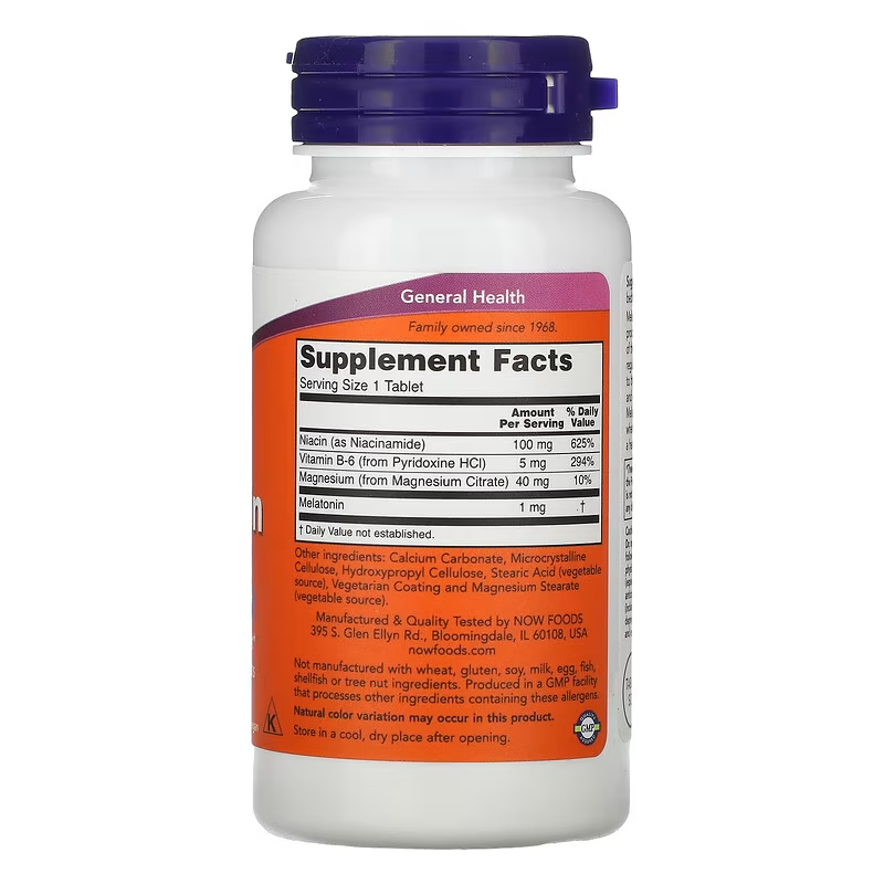 NOW Foods Melatonin 1mg